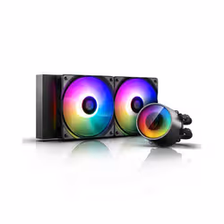 DeepCool DP-GS-H12AR-CSL240V2 système de refroidissement d’ordinateur Processeur Refroidisseur de liquide tout-en-un 12 cm Noir - Vue supplémentaire 2