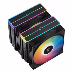 DeepCool AG620 BK ARGB V2 Carte SIM, Carte-mère Refroidisseur d'air 12 cm Noir 1 pièce(s) - Vue supplémentaire 2