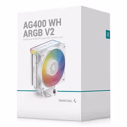 DeepCool AG400 WH Processeur Refroidisseur d'air 12 cm Blanc 1 pièce(s) - Vue supplémentaire 6