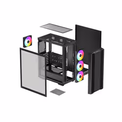 DeepCool CC560 ARGB V2 Midi Tower Noir - Vue supplémentaire 12