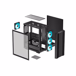 DeepCool CC560 V2 Midi Tower Noir - Vue supplémentaire 12