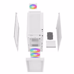 DeepCool CH560 DIGITAL WH Midi Tower Blanc - Vue supplémentaire 14