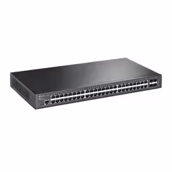 TP-Link TL-SG3452X commutateur réseau Géré L2+ Gigabit Ethernet (10/100/1000) 1U Noir (TL-SG3452X) - Vue supplémentaire 2
