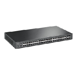 TP-Link TL-SG3452X commutateur réseau Géré L2+ Gigabit Ethernet (10/100/1000) 1U Noir (TL-SG3452X)