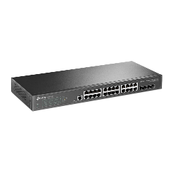 TP-Link Managed Switch L2+ JetStream, 24 porty gigabitowe, 4 sloty SFP+ 10 GE (TL-SG3428X)