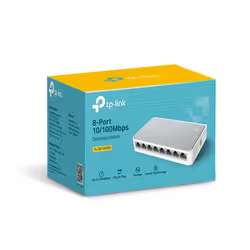 TP-LINK TL-SF1008D commutateur réseau Non-géré Fast Ethernet (10/100) Blanc (TL-SF1008D) - Vue supplémentaire 3