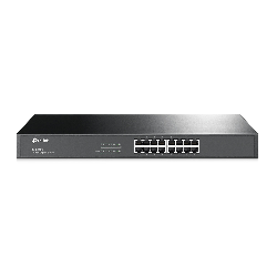 TP-LINK TL-SG1016 commutateur réseau Non-géré Gigabit Ethernet (10/100/1000) 1U Noir