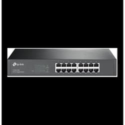 TP-LINK TL-SG1016D commutateur réseau Géré L2 Gigabit Ethernet (10/100/1000) Noir
