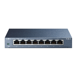TP-Link TL-SG108 commutateur réseau Non-géré L2 Gigabit Ethernet (10/100/1000) Noir (TL-SG108)