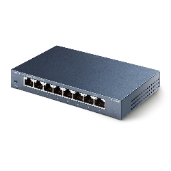 TP-Link TL-SG108 commutateur réseau Non-géré L2 Gigabit Ethernet (10/100/1000) Noir (TL-SG108)