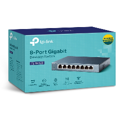 TP-Link TL-SG108 commutateur réseau Non-géré L2 Gigabit Ethernet (10/100/1000) Noir (TL-SG108)