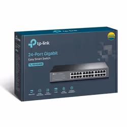 TP-LINK TL-SG1024DE commutateur réseau Géré L2 Gigabit Ethernet (10/100/1000) Noir - Vue supplémentaire 4