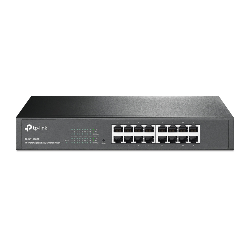 TP-Link TL-SG1016DE commutateur réseau Géré L2 Gigabit Ethernet (10/100/1000) Noir (TL-SG1016DE)