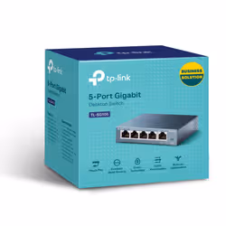 TP-Link TL-SG105 commutateur réseau Non-géré L2 Gigabit Ethernet (10/100/1000) Noir (TL-SG105) - Vue supplémentaire 3