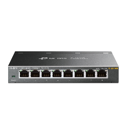 TP-Link TL-SG108E commutateur réseau Géré L2 Gigabit Ethernet (10/100/1000) Noir (TL-SG108E)