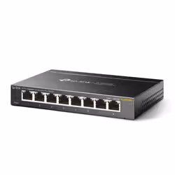 TP-Link TL-SG108E commutateur réseau Géré L2 Gigabit Ethernet (10/100/1000) Noir (TL-SG108E) - Vue supplémentaire 2