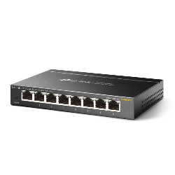 TP-Link TL-SG108E commutateur réseau Géré L2 Gigabit Ethernet (10/100/1000) Noir (TL-SG108E)