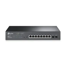 TP-Link Desktop switch, 8 ports 10/100 Mb/s PoE+, 3 ports gigabit (TL-SG2210MP)