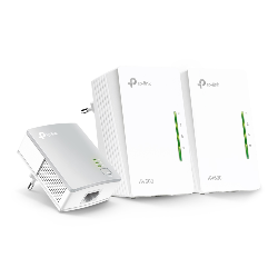 TP-LINK TL-WPA4220T KIT Adaptateur réseau CPL 300 Mbit/s Ethernet/LAN Wifi Blanc 3 pièce(s) (TL-WPA4220T KIT)
