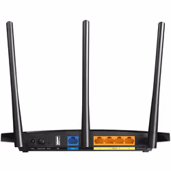 TP-Link TL-ARCHER-C7 routeur sans fil Gigabit Ethernet Bi-bande (2,4 GHz / 5 GHz) 4G Noir (Archer C7) - Vue supplémentaire 3