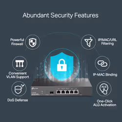 TP-Link TL-ER7206 Routeur connecté Gigabit Ethernet Noir (TL-ER7206) - Vue supplémentaire 7