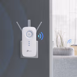 TP-Link RE450 Émetteur et récepteur réseau Blanc 10, 100, 1000 Mbit/s - Vue supplémentaire 3