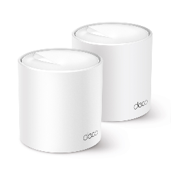 TP-Link DECO X60(2-PACK) système Wi-Fi maillé Bi-bande (2,4 GHz / 5 GHz) Wi-Fi 6 (802.11ax) Blanc Interne (DECO X60(2-PACK))