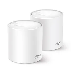 TP-Link DECO X60(2-PACK) système Wi-Fi maillé Bi-bande (2,4 GHz / 5 GHz) Wi-Fi 6 (802.11ax) Blanc Interne (DECO X60(2-PACK))