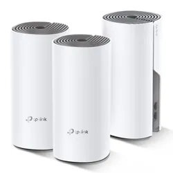 TP-Link Deco E4 (3-pack) Bi-bande (2,4 GHz / 5 GHz) Wi-Fi 5 (802.11ac) Blanc, Gris 2 Interne (DECO E4(3-PACK))