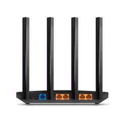 TP-Link Archer C6U routeur sans fil Gigabit Ethernet Bi-bande (2,4 GHz / 5 GHz) 4G Noir (ARCHER C6U) - Vue supplémentaire 3
