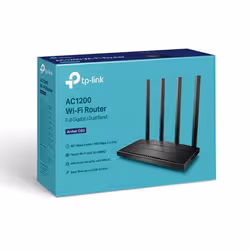 TP-Link Archer C6U routeur sans fil Gigabit Ethernet Bi-bande (2,4 GHz / 5 GHz) 4G Noir (ARCHER C6U) - Vue supplémentaire 4