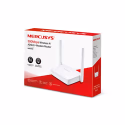 Mercusys MW300D routeur sans fil Ethernet Monobande (2,4 GHz) Blanc - Vue supplémentaire 4