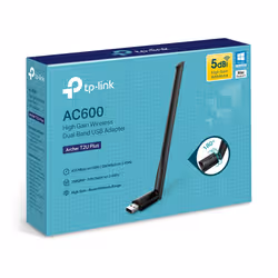 TP-LINK AC600 High Gain Wireless Dual Band USB Adapter Interne WLAN 600 Mbit/s - Vue supplémentaire 4