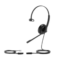 Yealink YHS34 Casque Avec fil Arceau Bureau/Centre d'appels Noir