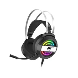 Havit H2026D casque Avec fil Arceau Gaming USB Type-A Noir, Argent