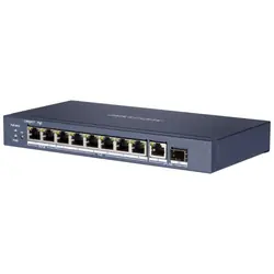 Hikvision DS-3E0510HP-E commutateur réseau Non-géré Gigabit Ethernet (10/100/1000) Connexion Ethernet, supportant l'alimentation via ce port (PoE) Bleu