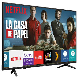 Hisense H55A6140 TV 55" 4K Ultra HD Smart TV Wifi Noir