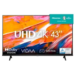 Hisense 43A6K TV 109,2 cm (43") 4K Ultra HD Smart TV Wifi Noir