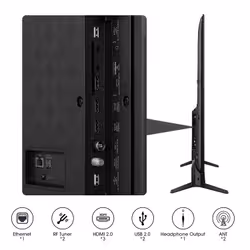 Hisense 43A6K TV 109,2 cm (43") 4K Ultra HD Smart TV Wifi Noir - Vue supplémentaire 7