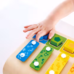 Hape Jouet d’éveil musical en bois - Xylophone trieur de formes - dès 12 mois et + - Vue supplémentaire 3