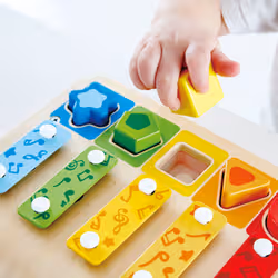 Hape Jouet d’éveil musical en bois - Xylophone trieur de formes - dès 12 mois et + - Vue supplémentaire 4