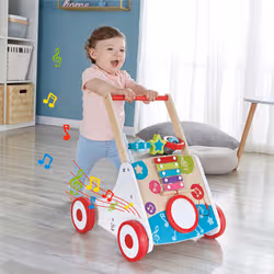 Hape My First Musical Walker trotteuse pour bébé Multicolore - Vue supplémentaire 2