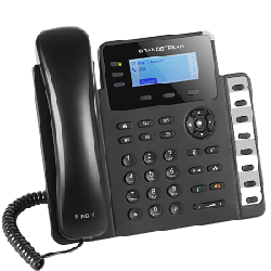 Grandstream Networks GXP1630 téléphone fixe Noir 3 lignes LCD