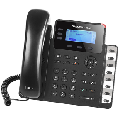 Grandstream Networks GXP1630 téléphone fixe Noir 3 lignes LCD