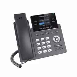 Grandstream Networks GRP2612 téléphone fixe Noir 2 lignes - Vue supplémentaire 3