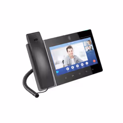 Grandstream Networks GXV3380 téléphone fixe Noir 16 lignes IPS Wifi - Vue supplémentaire 3