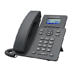 Grandstream Networks GRP2601P téléphone fixe Noir 2 lignes LCD