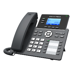 Grandstream Networks GRP2604 téléphone fixe Noir 3 lignes LCD