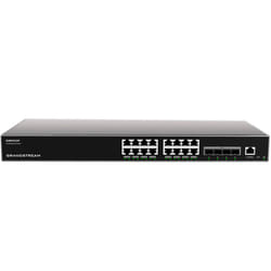Grandstream Networks GWN7812P commutateur réseau Géré L3 Gigabit Ethernet (10/100/1000) Connexion Ethernet, supportant l'alimentation via ce port (PoE) Gris