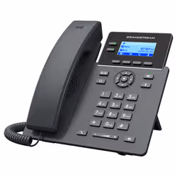Grandstream Networks GRP2602G téléphone fixe Noir 2 lignes LCD Wifi - Vue supplémentaire 3